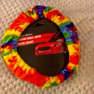 Rainbow Steering Wheel Cover